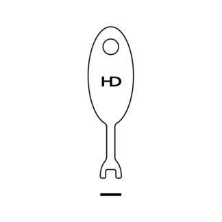 L371 - MKFS MK FLAT STEEL FISH KEY