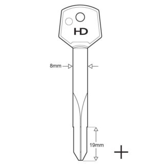 XKB029 - FDKB613 ENFIELD CRUCIFORM BLNK