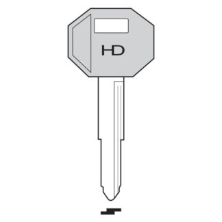 XPT032 - MIT2RP KL DC3P MITSUBISHI CAR KEY BLANK