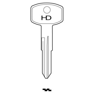 C052 - DT19 S-DAT6R E-NS2R CAR BLK DATSUN NISSAN KEY BLANK