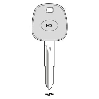 CTP536 - K-TR60T E-T00TY44RP S-TOY46RT TRANSPONDER KEY POD AND INSERT