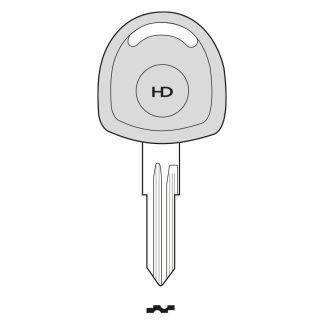 CTP542 - KL-VX1T E-T00HF43P TRANSPONDER KEY POD AND INSERT VAUXHALL S SERIES BLADE