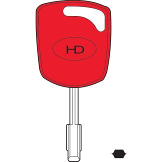 CV048 - FD3TK2 RED TIBBE MASTER TRANSPONDER BLANK