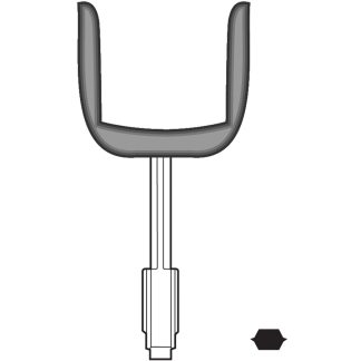 CV071 - JA2U HORSESHOE JAGUAR KEYLINE HORSESHOE