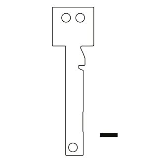 EEB75 - EASY ENTRIE KEY BLANK NO 75