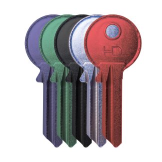 F088 - S1A NP METALLIC FUNKEY PK 10 RED L.BLUE BLACK GREEN PURPLE