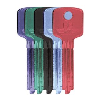 F096 - X7 METALLIC FUNKEY PACK OF 10 2 RED LBLUE BLACK GREEN PURPLE