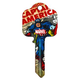 F577 - MARVEL COMICS - CAPTAIN AMERICA - CLASSIC UL2 KEY BLANK