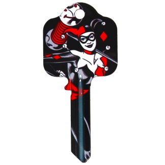 F589 - DC COMICS - HARLEY QUINN - CLASSIC (WARNER BROS.) UL2 KEY BLANK