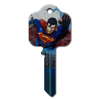 F688 - DC COMICS - SUPERMAN - JUSTICE (WARNER BROS.) UL2 KEY BLANK