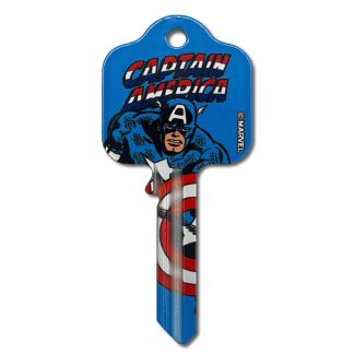 F694 - MARVEL COMICS - CAPTAIN AMERICA - VINTAGE UL2 KEY BLANK