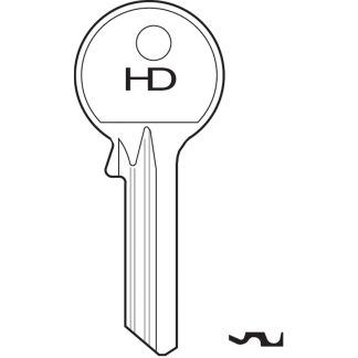 H0005 - 1AK OLD KENRICK HD BRASS CYLINDER BLANK