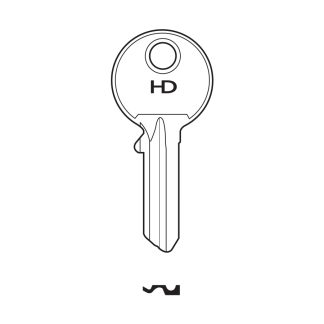 H0156 - NS9CS ABUS CISA WMS CYLINDER BRASS KEY