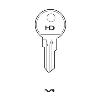 H0202 - KM5 KIFERM SILCA KI5 LAS CYLINDER KEY BLANK