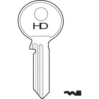 H0643 - RU-AL RUKO ALR CYLINDER 5 PIN BLANK