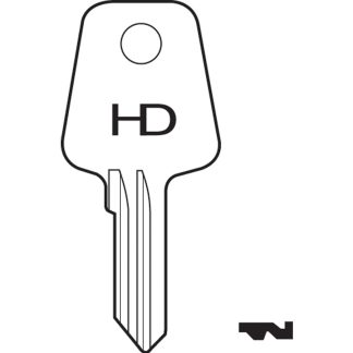 H0668 - TSS KEY BLANK FOR WINDOW KEYS