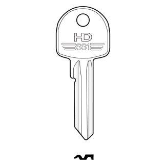 H0718 - SS1 SQUIRE STRONGHOLD CYLINDER LOCKS BLANK