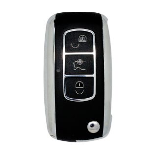 KD040 - CHROME STYLE 3 BUTTON REMOTE KDB07 FOR KEY DIY KD900 B SERIES REMOTE