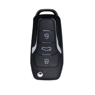 KD100 - ZB12 FORD STYLE 3 BUTTON SMART REMOTE FLIP KEY TAKES A BLADE