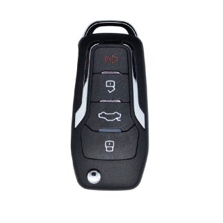 KD101 - ZB12 FORD STYLE 4 BUTTON SMART REMOTE FLIP KEY TAKES A BLADE