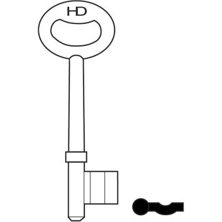 L081 - B439 1 UNION 2L MORTICE BLANK