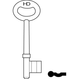L082 - B439 2 UNION 2L MORTICE BLANK