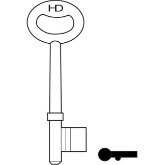 L085 - B439 5 UNION 2L MORTICE BLANK