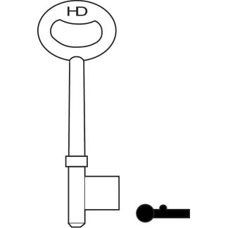 L086 - B439 6 UNION 2L MORTICE BLANK