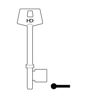 L090 - B453 YALE M900 3L MORTICE BLK