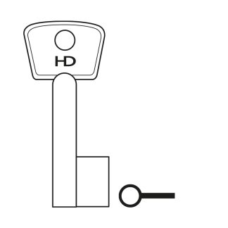L117 - B331 ERA 212 6L PADLOCK BLANK