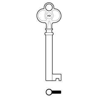 L143 - K249 S&S FANCY BOW CABINET KEY
