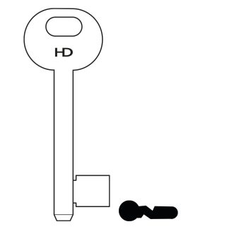 L161 - B442 7 UNION KB428/7 ML BLANK