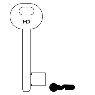 L162 - B442 8 UNION KB428/8 ML BLANK