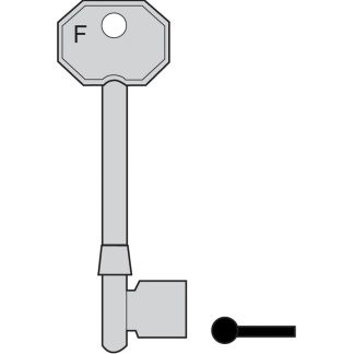 L167 - B206B ERA FORTRESS BLANK BRASS