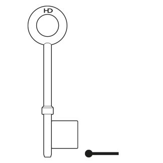 L228 - B372 CHUBB 3G74 5L MORTICE