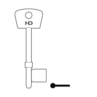 L232 - B498 YALE M520 5L MORTICE
