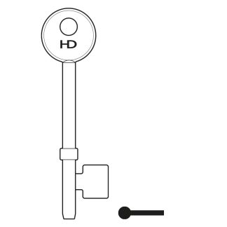 L248 - B513 CENTURY 5L MORTICE BLANK