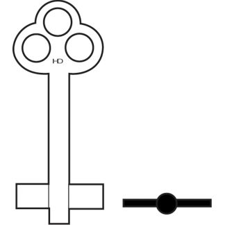 L252 - DB25B DOUBLE BIT PIN CABINET