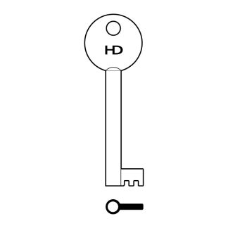 L268 - K406 RING BOW CABINET KEYS