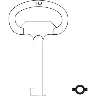 L366 - SK402 SPANNER LOCK KEY