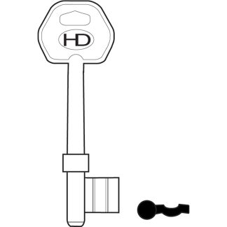L392 - B607/2 ERA 2 LEVER LH 5.52mm pin 4.5 gauge