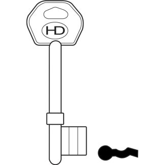 L394 - B608/2 ERA 3 LEVER LH 5.54MM PIN 4.5 GAUGE