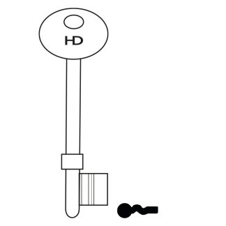 L411 - B200R ZOO 3 LEVER BLANK RH