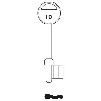 L478 - B615/L EUROSPEC 3L LH 5G MORTICE KEY BLANK