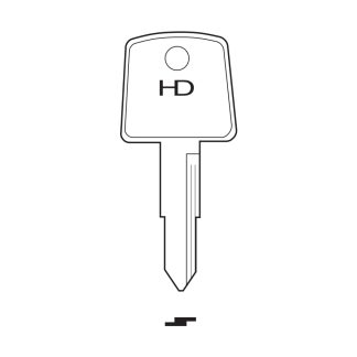 MB050 - HON31R E-HD24 MC BLK HONDA MOTORCYCLE BLANK