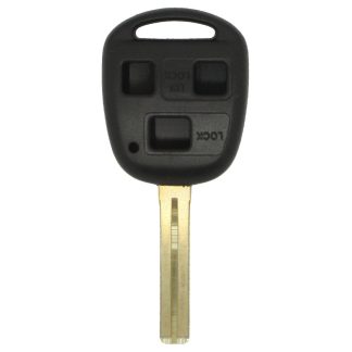 RKS001 - TOYOTA LEXUS 3 BUTTON + TOY48 BLADE REMOTE KEY SHELL