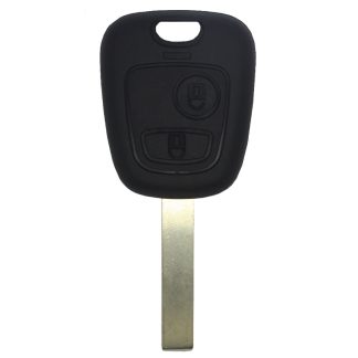 RKS029 - PUG CIT 2 BUTTON + VA2 BLADE REMOTE SHELL (NOT GROOVED)