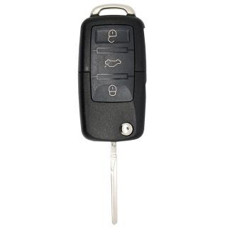 RKS040 - VW OLD 3 BUTTON FLIP WITH BLADE VOLKSWAGEN