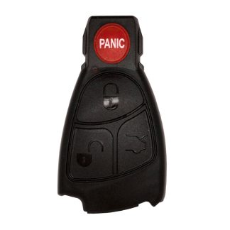 RKS054 - MERCEDES SMART KEY 3 BUTTON PLUS 1 PANIC NOT CHROME
