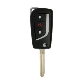 RKS089 - TOYOTA FLIP 3 BUTTON PANIC CAMRY BLADE
